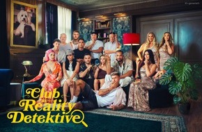 Joyn: Dilara Kruse, J&uuml;rgen Trovato, Gabby Rodrigues und Claude-Oliver Rudolph ermitteln im "Club der Reality Detektive" ab Donnerstag, 1. Oktober auf Joyn