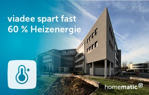 eQ-3 AG: Energiewende im Büro: viadee spart fast 60 % Heizkosten mit smarten Homematic IP Heizkörperthermostaten