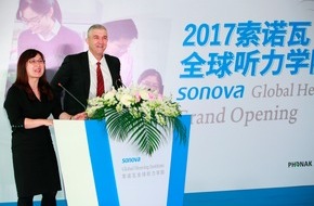 Sonova: Sonova eröffnet Global Hearing Institute in China