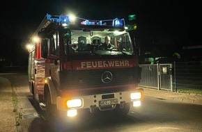 Feuerwehr Schermbeck: FW-Schermbeck: Müll-/Containerbrand