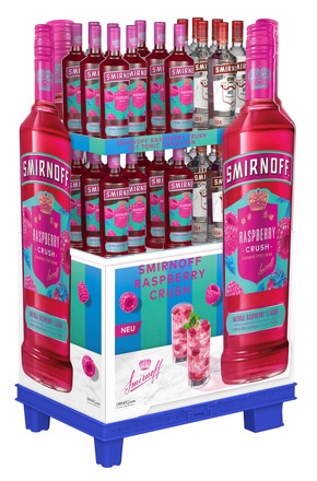 DIAGEO launcht Smirnoff Raspberry Crush