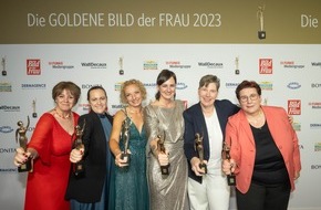 GOLDENE BILD der FRAU: Die GOLDENE BILD der FRAU 2023: Starke Frauen, große Emotionen und viele Überraschungen / Hamburgerin Anja van Eijsden gewinnt mit "DER HAFEN HILFT! e.V." in diesem Jahr den Leserinnen- und Leserpreis