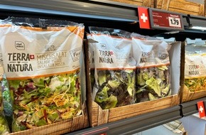LIDL Schweiz: Lidl Suisse renforce la durabilité des salades en sachet / Toutes les salades en sachet produites selon les directives d'IP-SUISSE