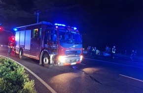 Feuerwehr Düren: FW Düren: Schwerer Verkehrsunfall