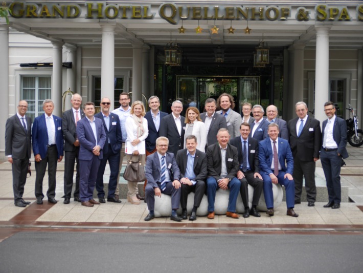 Zusammenkunft der deutschsprachigen Hotellerie- und Gastronomieverbände vom 14. bis 16. Juni 2015 in Bad Ragaz und Zürich