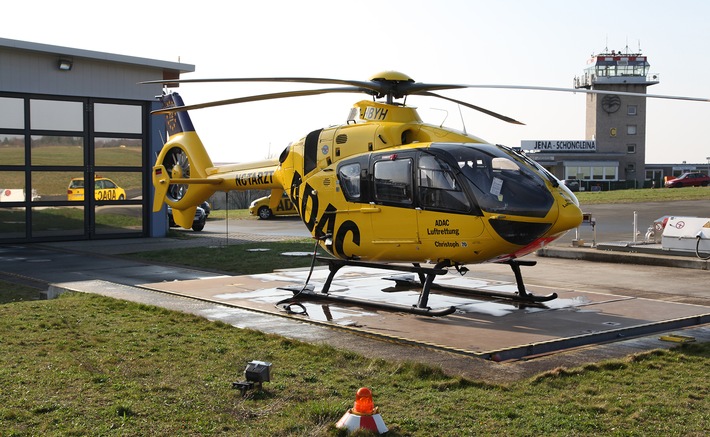 "Christoph 70" in Jena fliegt 30.000. Rettungseinsatz