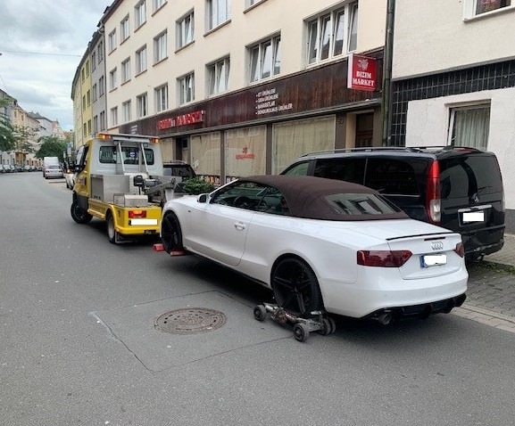 POL-GE: Getuntes Fahrzeug in der Altstadt sichergestellt