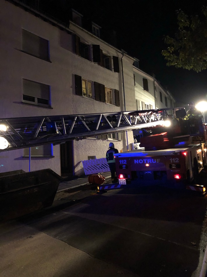 POL-PDPS: Brand in einem Keller eines Mehrfamilienhauses