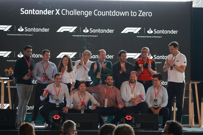 Santander und die Formel 1® geben die Gewinner der Santander X Global Challenge &quot;Countdown to Zero&quot; bekannt