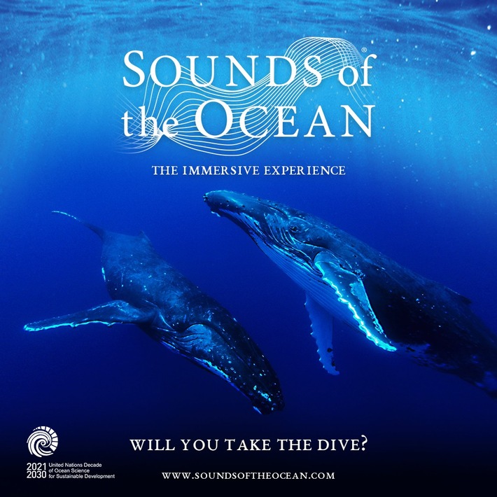 Preisgekrönte Show „Sounds of the Ocean” und  Whale and Dolphin Conservation laden zu immersiver Reise ins Herz der Ozeane ein