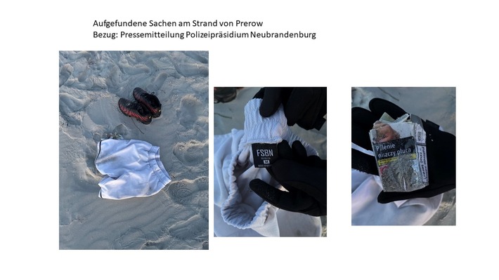 POL-NB: Sachen am Strand von Prerow aufgefunden