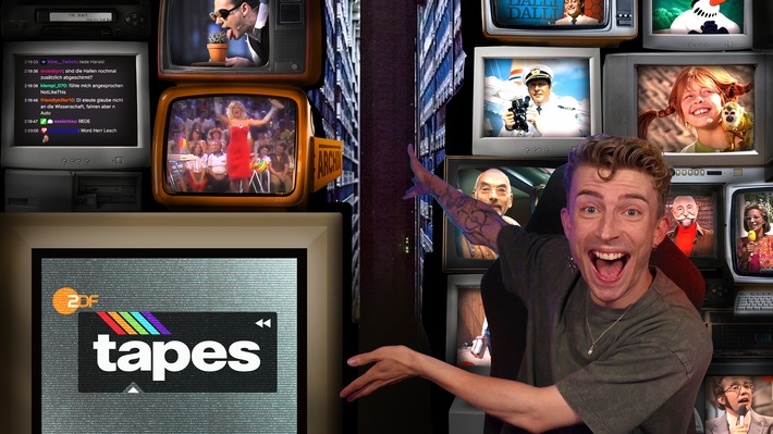 Nostalgie trifft Livestream: "ZDFtapes" bringt Schätze aus dem Senderarchiv auf Twitch