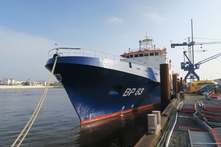 BPOL-CUX: BP 83 BAD DÜBEN läuft erstmalig Cuxhaven an