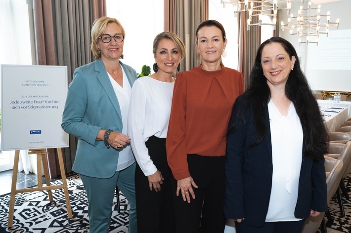 Expertinnen bei der Podiumsdiskussion zum Thema Wechseljahre