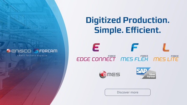 FORCAM und ENISCO: Neue Produktnamen unterstreichen engen Schulterschluss der MES-Anbieter