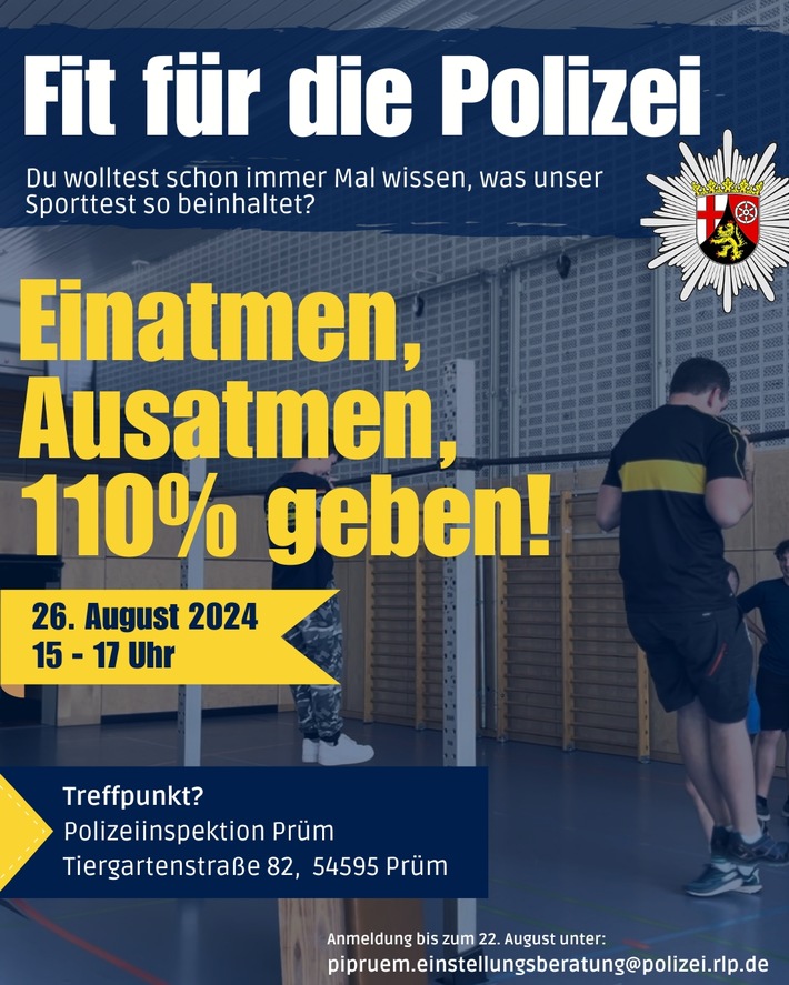 POL-PDWIL: Fit für die Polizei