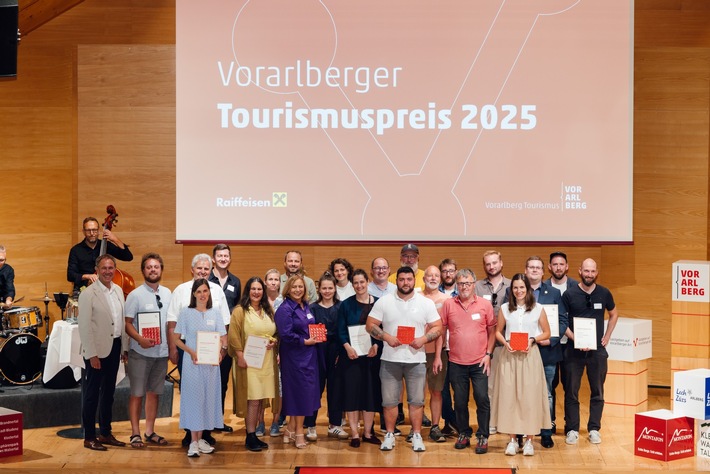 Vorarlberger Tourismuspreis 2025: Prämierte machen Gastgeben auf Vorarlberger Art spürbar