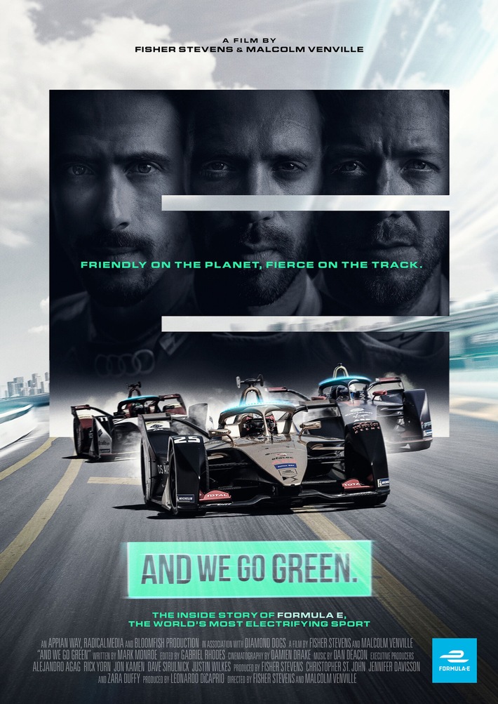 &quot;And We Go Green&quot; - Formel-E-Doku von Leonardo DiCaprio feiert am 11. Juni 2020 Deutschland-Premiere auf ProSieben MAXX