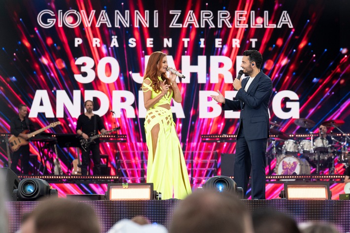 30 Jahre Andrea Berg: Giovanni Zarrella präsentiert im ZDF die Schlager-Party des Sommers