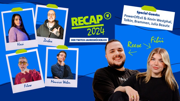 "Recap 2024"- Der große Twitch-Jahresrückblick der ARD