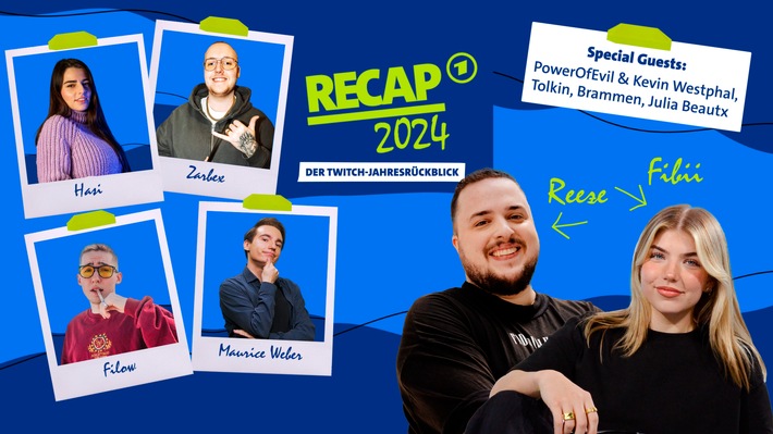 &quot;Recap 2024&quot;- Der große Twitch-Jahresrückblick der ARD