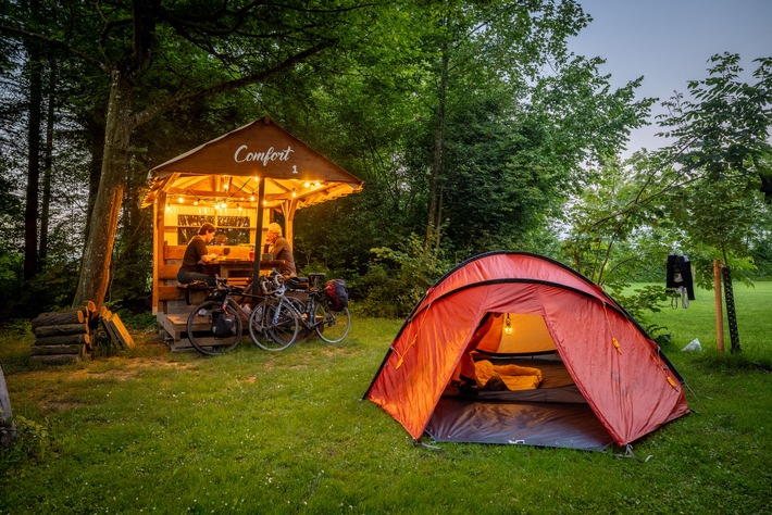 Slow Camping: Auf den Campingplatz mit Velo und Zug