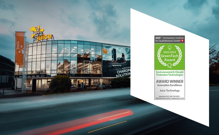 Press release: GreenTech Award: Juice recognised as top innovator