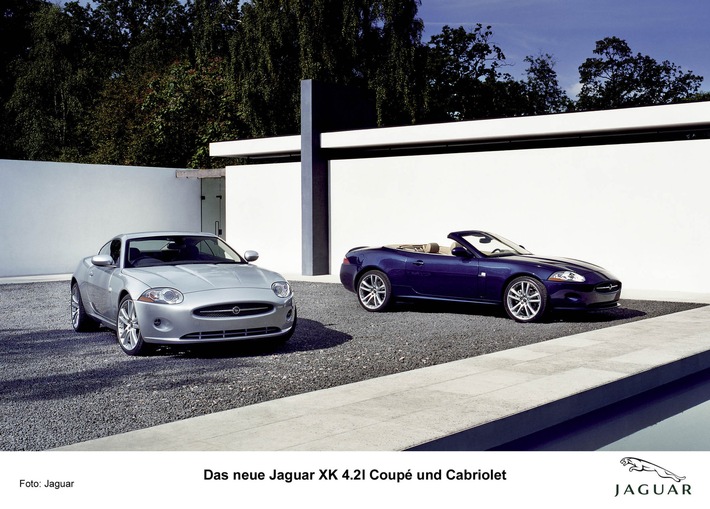 Stilvolles Design, sportlicher Luxus - und eine leichte Aluminiumkarosserie / Die elegante Leichtigkeit des Open-Air-Fahrens: das neue Jaguar XK Cabriolet