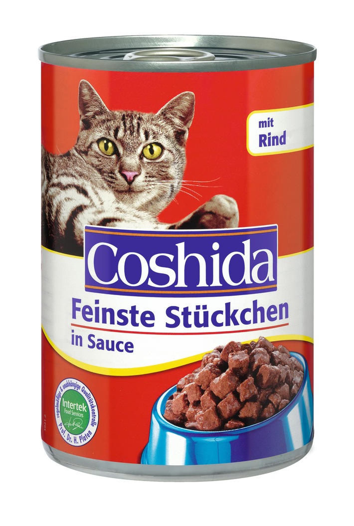 Coshida Katzenfutter von Lidl bei Stiftung Warentest mit Note &quot;Sehr gut&quot; bewertet (FOTO)