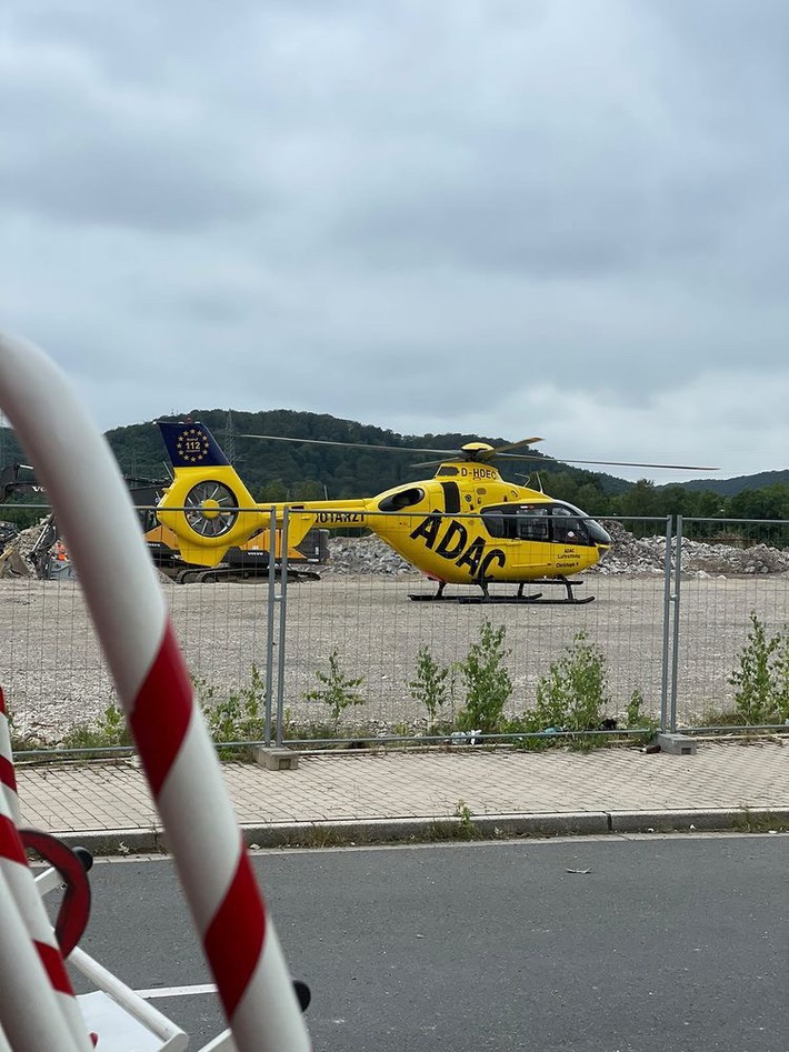 FW-EN: Rettungshubschrauber landet in Hattingen - Feuerwehr unterstützt dreimal den Rettungsdienst