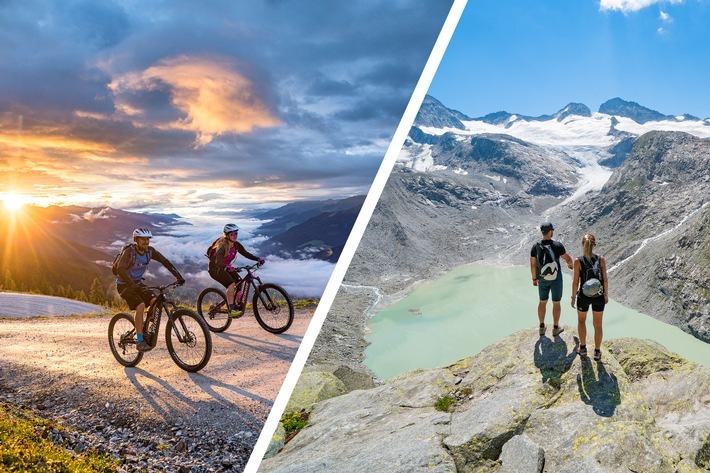 E-Bike & Hike in der Wildkogel-Arena - Freiheit beginnt, wo der Asphalt endet / Weiterer Text über ots und www.presseportal.de/nr/170196 / Die Verwendung dieses Bildes für redaktionelle Zwecke ist unter Beachtung aller mitgeteilten Nutzungsbedingungen zulässig und dann auch honorarfrei. Veröffentlichung ausschließlich mit Bildrechte-Hinweis.