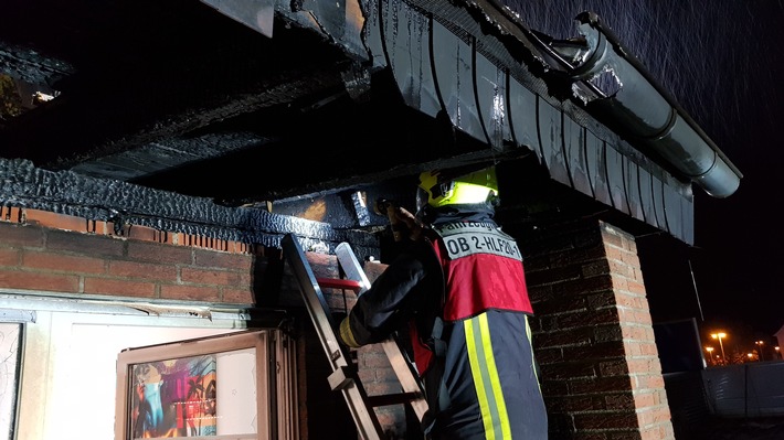 FW-OB: Dachstuhlbrand an der Dorstener Str.