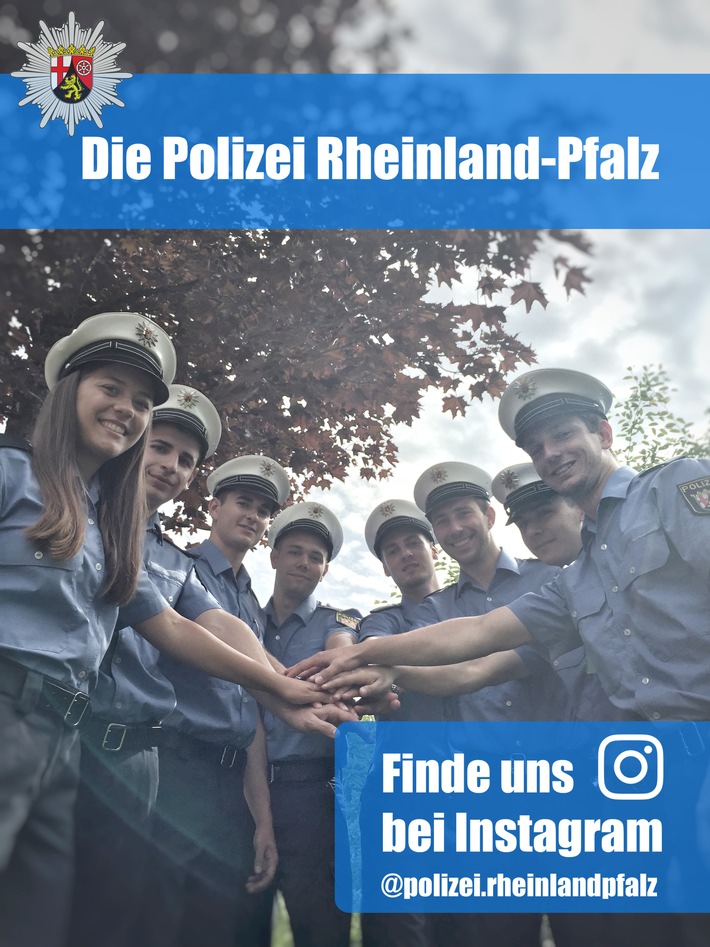 POL-PPWP: Landesweiter Instagram-Kanal für die Polizei Rheinland-Pfalz