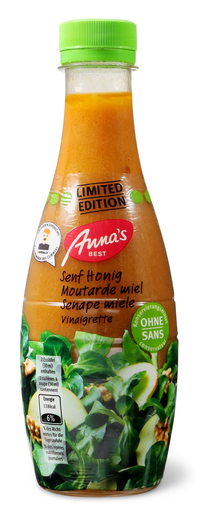 Migros rappelle la vinaigrette moutarde-miel Anna