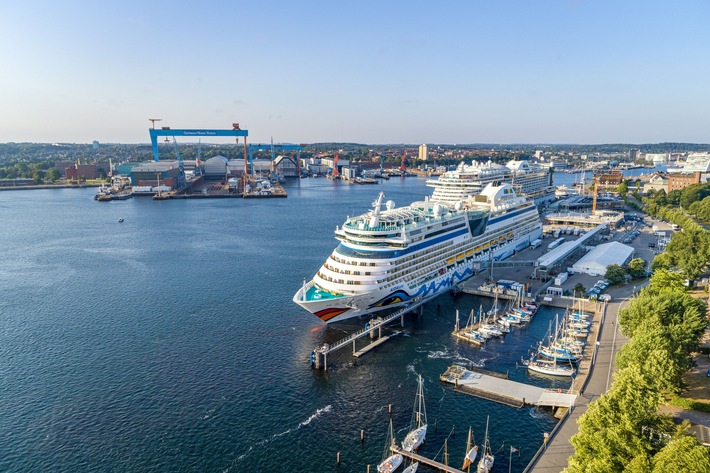 AIDA Pressemeldung: In Kiel startet Kreuzfahrtsaison: Erster Anlauf von AIDAnova am 26. April