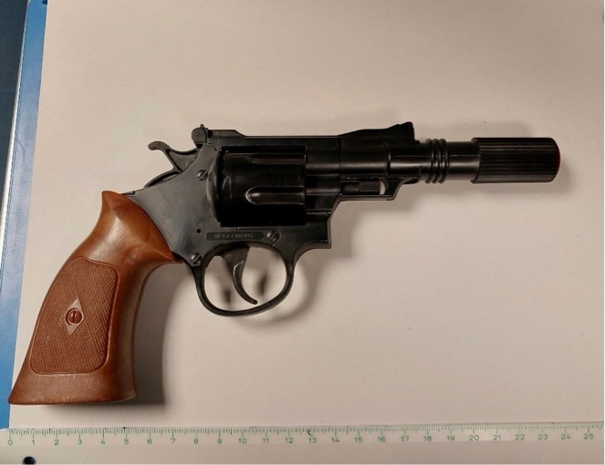 BPOLD-B: 22-Jähriger mit Anscheinswaffe in S-Bahn unterwegs