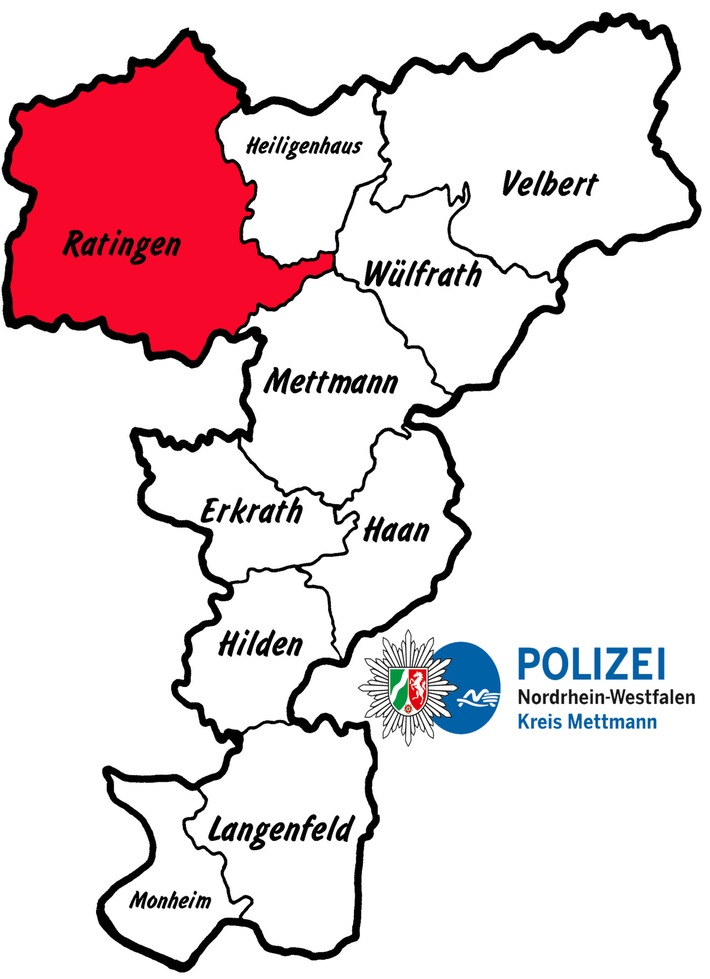 POL-ME: Schwerverletzter Fahrradfahrer nach Alleinunfall -Ratingen- 2005153