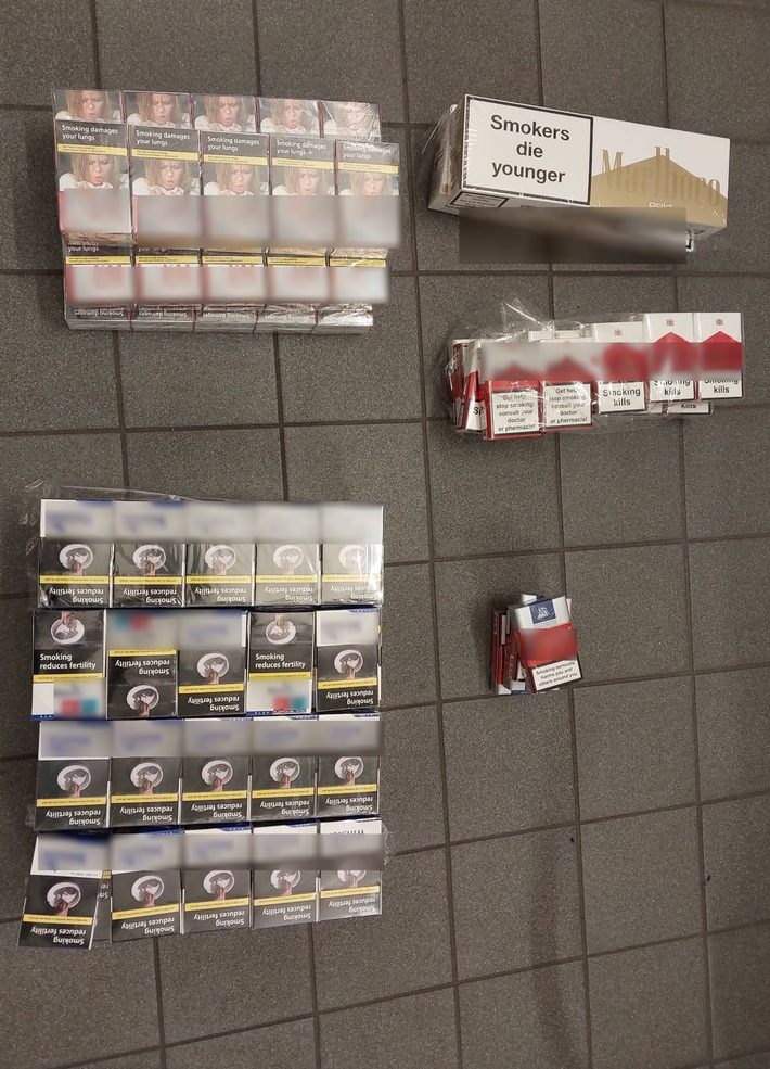 BPOL NRW: Bundespolizei stellt Zigarettenschmuggler mit über 4200 unversteuerten Zigaretten