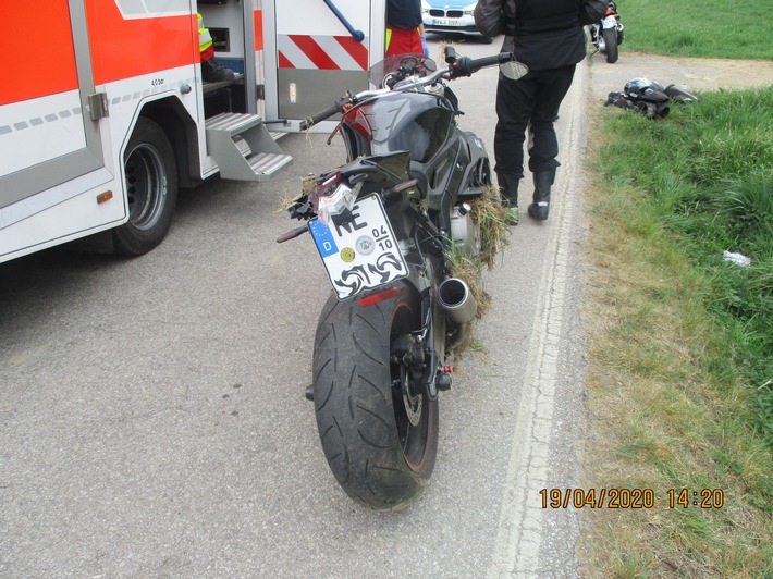 POL-RBK: Rheinisch-Bergischer Kreis/Kürten - Auswärtiger Motorradfahrer bei Überholmanöver schwer verletzt - Polizei wird die Kontrollen intensivieren