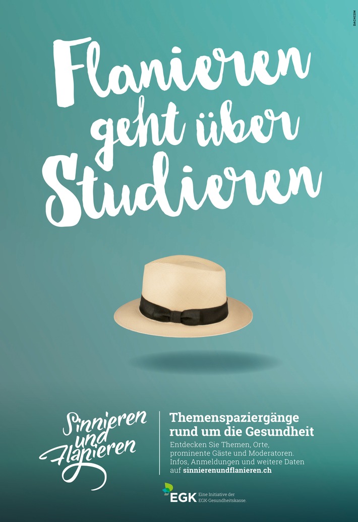 Sinnieren und Flanieren - mit Themenspaziergängen geht die EGK ganz neue Wege
