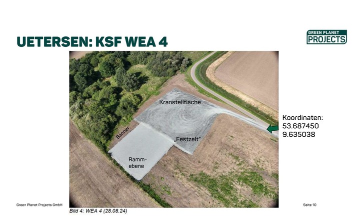 Presseeinladung zum Spatenstich für das Repowering in Uetersen