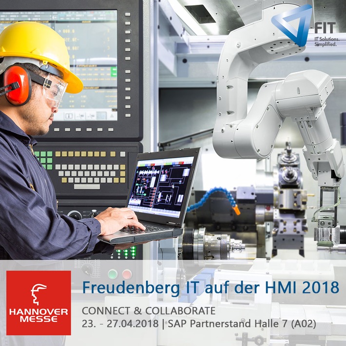 Industrial IoT zum Anfassen auf der Hannover Messe Industrie: 
Freudenberg IT präsentiert Praxisprojekt am SAP-Partnerstand in Halle 7, Stand A02