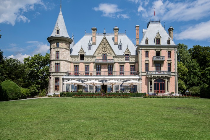 «Schloss Schadau» a Thun, Hotel storico dell'anno 2021 / Testo complementare con ots e su www.presseportal.ch/fr/nr/100060497?langid=4 / L' utilizzo di quest'immagine è gratuito per scopi redazionali. Pubblicazione sotto indicazione di fonte: schloss-schadau-boutique-hotel.jpg