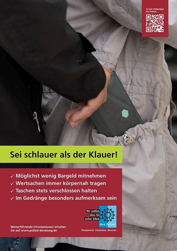 POL-DA: Rüsselsheim: Achtung Taschendiebe! / Geldbörse aus Handtasche geklaut