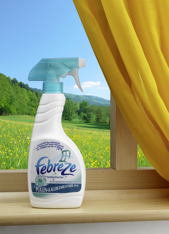 Atmen Sie auf / Mit Febreze Pollen- und Allergenblocker unbeschwert den Frühling genießen