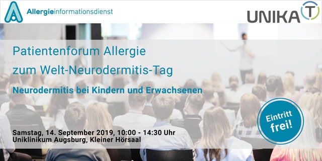 Einladung zum Patientenforum Allergie: Neurodermitis bei Kindern und Erwachsenen