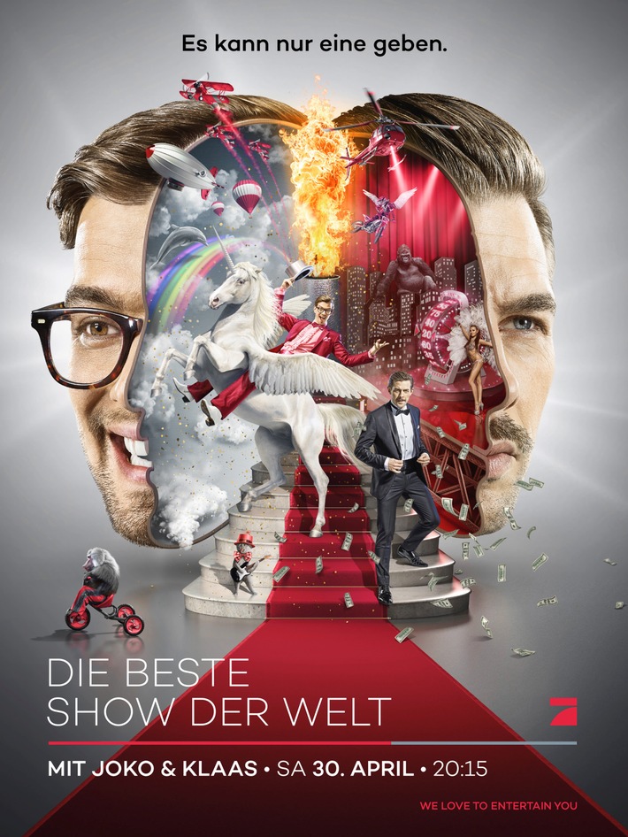 Acht Shows in einer Show: Joko und Klaas suchen auf ProSieben "DIE BESTE SHOW DER WELT"