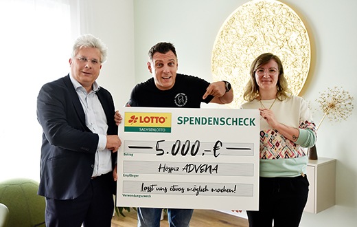 Sachsenlotto begrüßt Thomas Kundt als neuen Möglichmacher: Unterstützung für das Hospiz ADVENA Leipzig