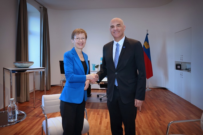 Generalsekretär Alain Berset besucht Liechtenstein
