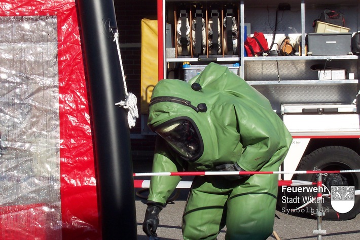 FW Witten: Chlorgasalarm am Freibad. Zum Glück keine Feststellung